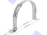 Rigid Pipe strap bracket-1100mm OD, Stainless steel 201 Material
