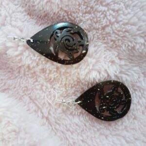 Coconut Shell Haging Earring : 00013