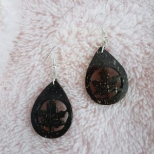 Coconut Shell Haging Earring : 00015