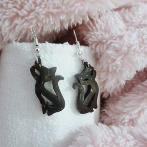 Coconut Shell Haging Earring  : 00019