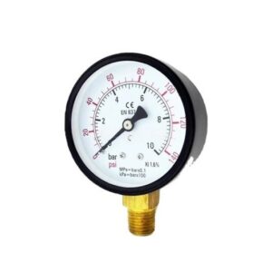 Low Pressure gauge Water and Gas 0-10 Bar  Dial 2 inch