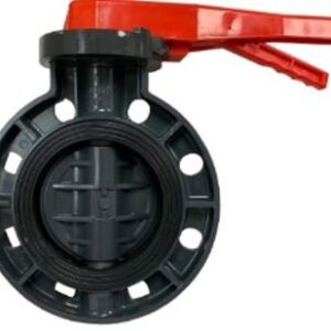 PVC 3 Inch Butterfly Valve, Lever Handle  Water Lifting Stations Valve  Broken Valve  Replacement