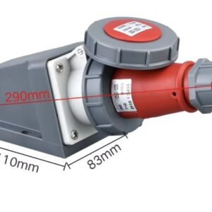 Industrial Plug And Socket 415v 32A Red