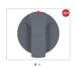 KNOB GREY 0 69mm PART NUMBER : 7109059   Made in Italy