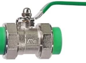 Double Socket Union Ball Valve -DN40-PN25 Brass Nickel Plated – 40 X 40 mm – PPR Fusion Engineering Stor Items and Gust villas hot water systems Pipe Line
