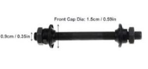 Rear Axel Shaft With Bearing ball,Shaft Length : 150mm ,Thread Dia :9.5mm , Front Cap Dia :15mm