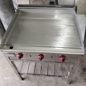 SS Flat top Gas grill 900 x 750mm 4 Gas Valve with  Individual Auto ignition + Pilot