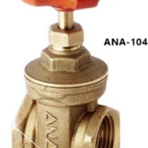 HEAVY DUTY BRASS GATE VALVE 2′ THREADED