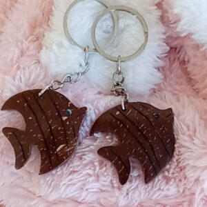 Coconut Shell Key Tag : 10110