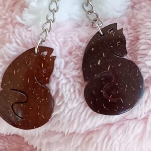 Coconut Shell Key Tag : 10114
