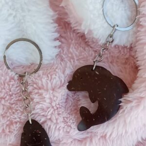 Coconut Shell Key Tag  : 10104