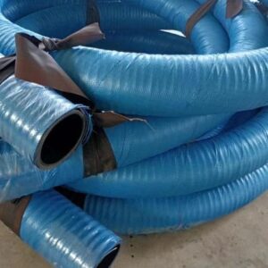 Rubber hose with steel spiral wire 6 inch diameter x 10 Mt / Max pressure 10Bar
